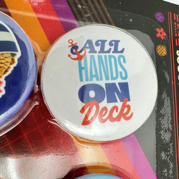 Stranger Things Scoops Ahoy 6-Pack Buttons Netflix Limited Edition - Picture 9 of 9